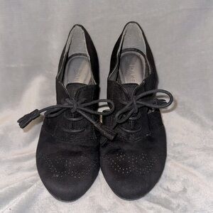 Bakers Black Cutout Wedge